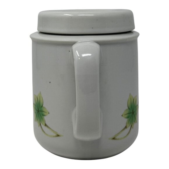 Toscany Meredith Fine China Teapot With Lid Yellow Flower Green Leaf Tea Pot - Picture 2 of 8